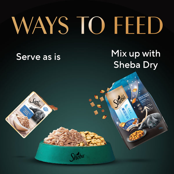 Sheba Maguro & Bream Fish Mix Premium Cat Wet Food