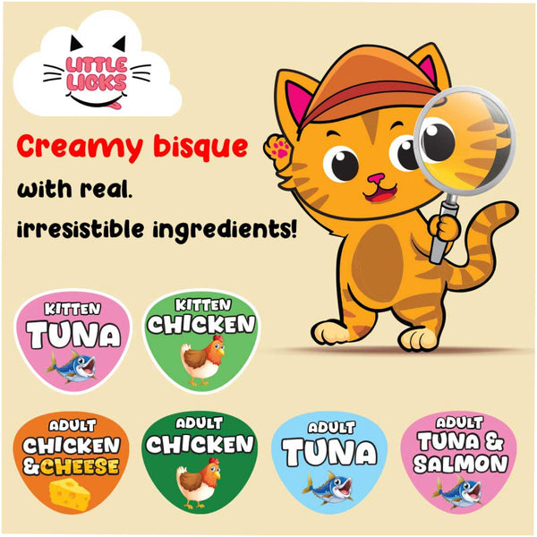 Smudges Little Licks Chicken Creamy Bisque Kitten Cat Treats