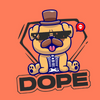 Cheeku Dope Graphic Cotton T Shirt for Dogs and Cats (Orange) Both-Clothing & Accessories Cheeku Dropship
