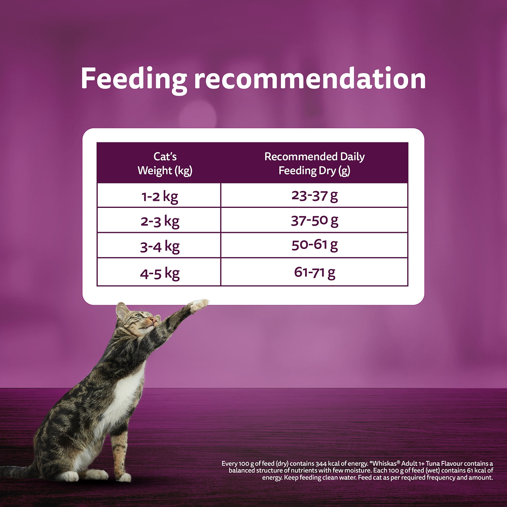 Whiskas Chicken Flavour Cat (Adult 1+) Dry Food Cats- Dry food Whiskas