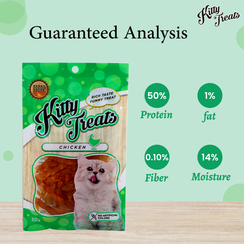 Kitty Treats Soft Chicken & Tuna and Chicken Jerky Sliced Cat Treats Combo Cats-Treats & Others Kitty Treats