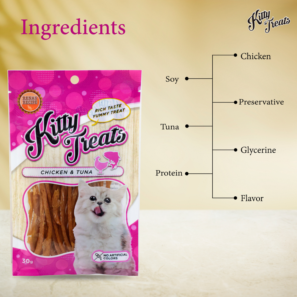 Kitty Treats Soft Chicken and Tuna Cat Treats