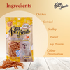 Kitty Treats Chicken Sushi, Chicken with Scallop and Soft Chicken and Tuna Cat Treats Combo Cats-Treats & Others Kitty Treats