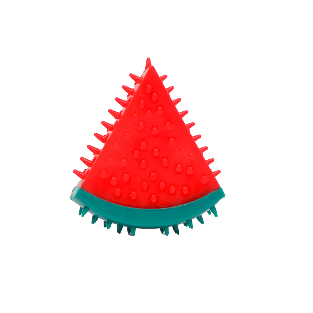 Skatrs Watermelon Shaped Ice Cooling Toy for Dogs & Cats (Green/Red) Dogs-Toys Skatrs 11.5cm