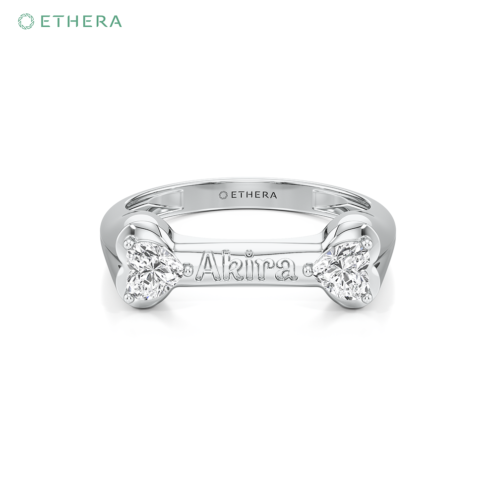 Ethera Trick or Treat Ring for Women (White Gold)