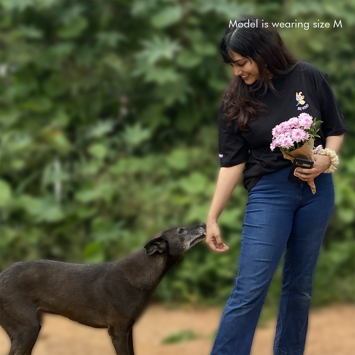 thePack Indie Merch Be Kind To All Kind Oversized T Shirt for Men and Women (Black) Pet Parent-Clothing & Accessories ThePack Dropship
