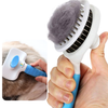 Zoivane Self Cleaning Slicker Comb for Dogs and Cats (Blue) Dogs-Grooming Supplies Zoivane