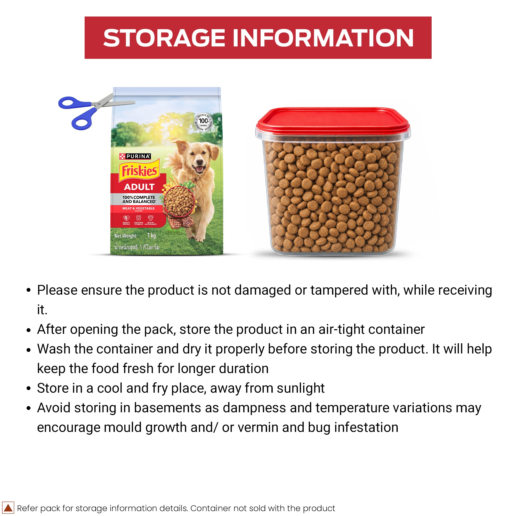 Purina Friskies Meat Adult Dog Dry Food Dogs- Dry Food Friskies