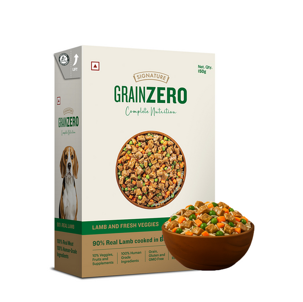 Signature Grain Zero Tetra Pack Real Lamb and Fresh Veggies Dog Fresh Food