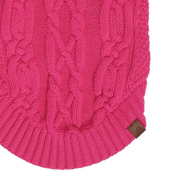 The Happy Lots Chunky Sweaters for Dogs (Pink)