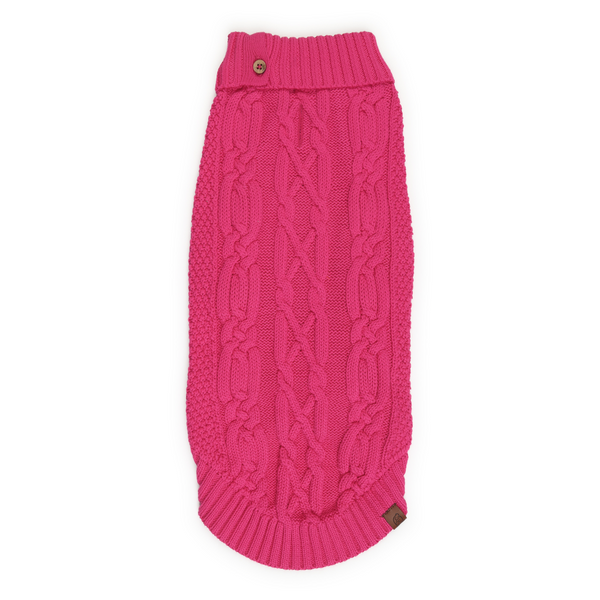The Happy Lots Chunky Sweaters for Dogs (Pink)