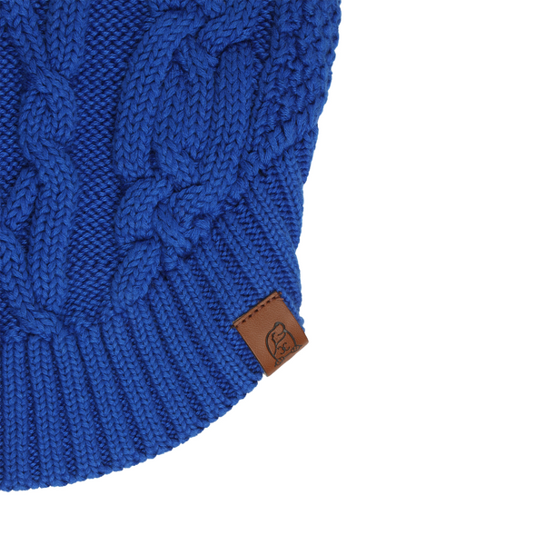 The Happy Lots Chunky Sweaters for Dogs (Bright Blue)