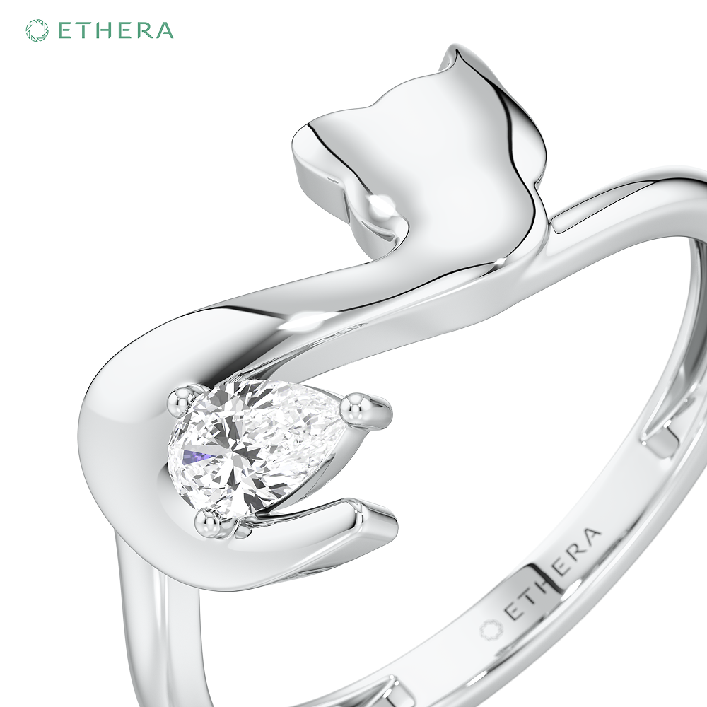 Ethera Lap Loyal Ring for Women (White Gold)