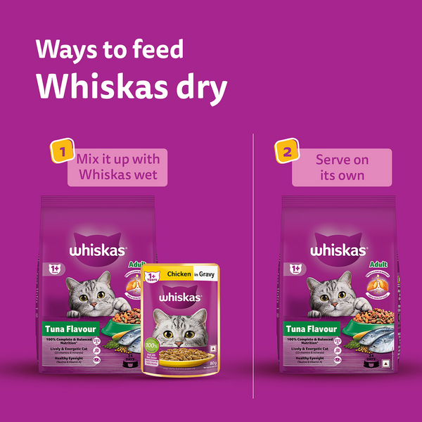 Whiskas Tuna Flavour Adult Cat Dry Food