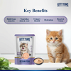 Kitty Yum Ocean Fish Mousse Kitten Cat Wet Food Cats-Wet Food Kitty Yums