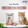 Kitty Yum Salmon Mousse Kitten Cat Wet Food Cats-Wet Food Kitty Yums
