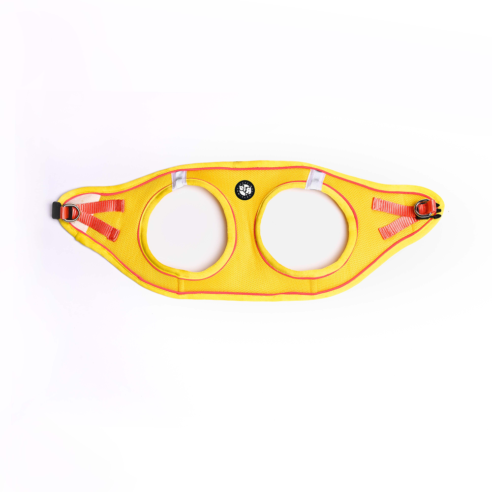 Pets Way Air Mesh Harness for Puppies & Small Dogs (Yellow) Dogs-Collar, Leashes, harnesses Pets Way