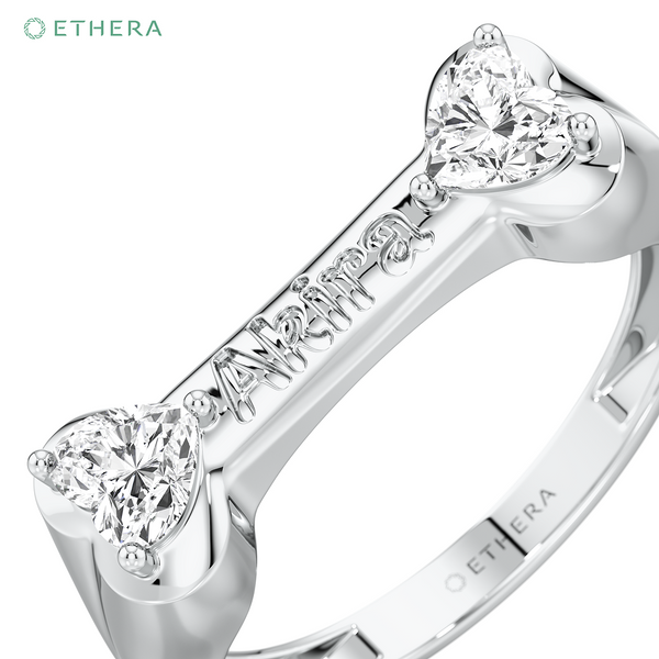 Ethera Trick or Treat Ring for Women (White Gold)