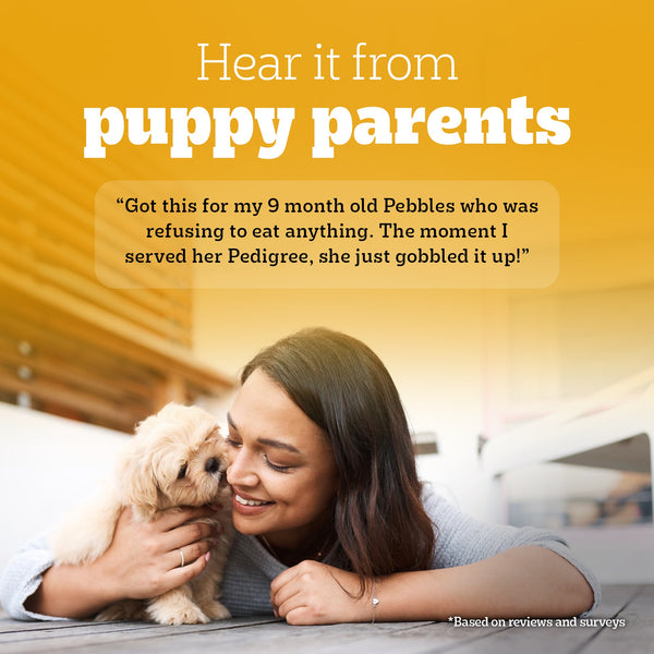 Pedigree Puppy Dog Food Combo |Chicken & Milk Dry & Chicken & Liver Wet