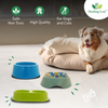 Healing Leaf Eco Friendly Bamboo Bowl for Dogs and Cats (Dark Blue) Both-Bowls & Feeders Healing Leaf