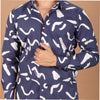 15 Buttons Sapphire Pet Parent Shirt for Men (Navy/White) Pet Parent-Clothing & Accessories 15buttons Dropship