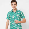 15 Buttons Rainforest Pet Parent Shirt for Men (Green/White) Pet Parent-Clothing & Accessories 15buttons Dropship S