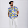 15 Buttons Santorini Pet Parent Shirt for Men (Blue) Pet Parent-Clothing & Accessories 15buttons Dropship S