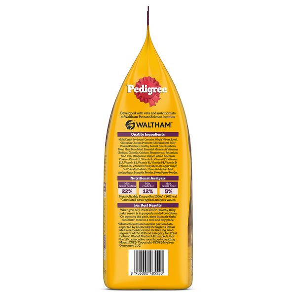 Pedigree New Healthy Belly Adult Dog Dry Food