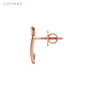Ethera Pupper Hug Earring for Women (Rose Gold)