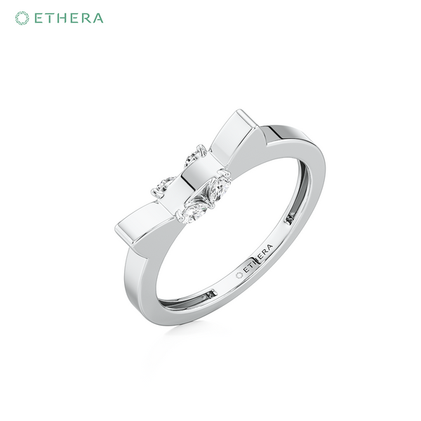 Ethera Sassy Whiskers Ring for Women (White Gold)