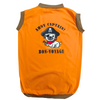 Cheeku Ahoy Captain Graphic Cotton T Shirt for Dogs and Cats (Orange) Both-Clothing & Accessories Cheeku Dropship