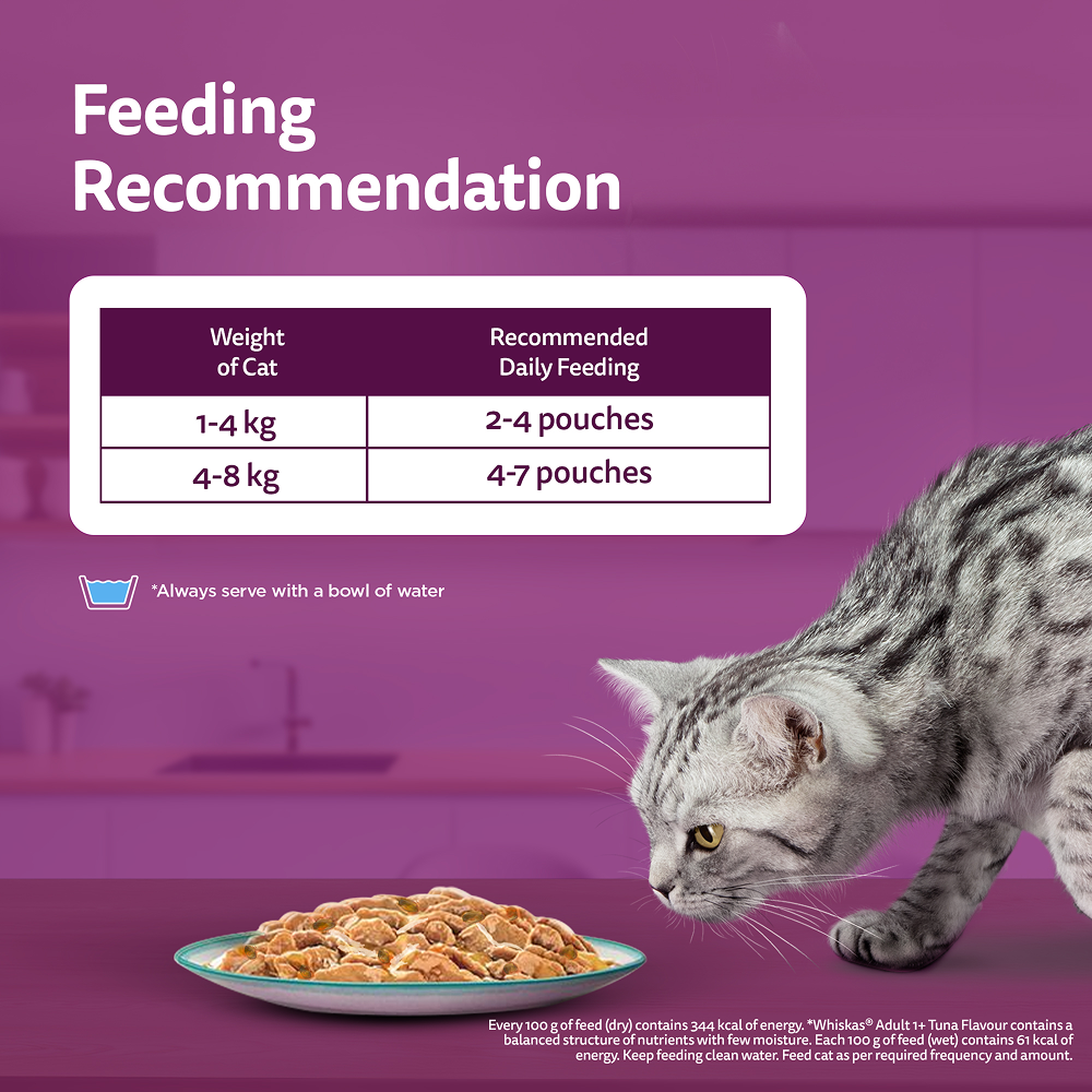 Whiskas Chicken With Salmon Wakame Seaweed in Gravy Tasty Mix Adult Cat Wet Food Cats-Wet Food Whiskas