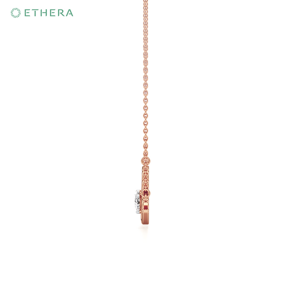 Ethera Bark & Bling Neckwear for Women (Rose Gold)