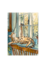 EverythingBoho The Chilling Cat Boho Wall Art (Yellow) Pet Parent-Gifting & Merch EverythingBoho Dropship