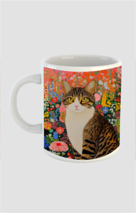 EverythingBoho Cat Paradiso Coffee Mug