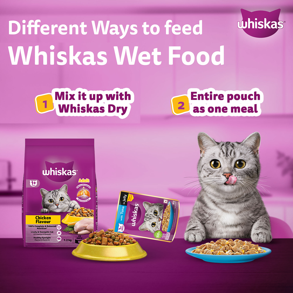 Whiskas Tuna in Jelly Meal Adult Cat Wet Food Cats-Wet Food Whiskas
