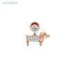 Ethera Canine Couture Earring for Women (Rose Gold)