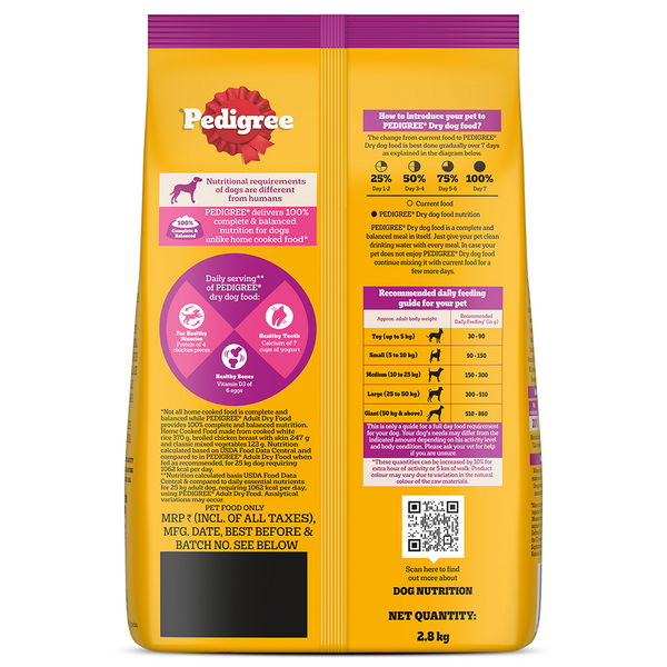 Pedigree Chicken Biryani Flavour Adult Dog Dry Food