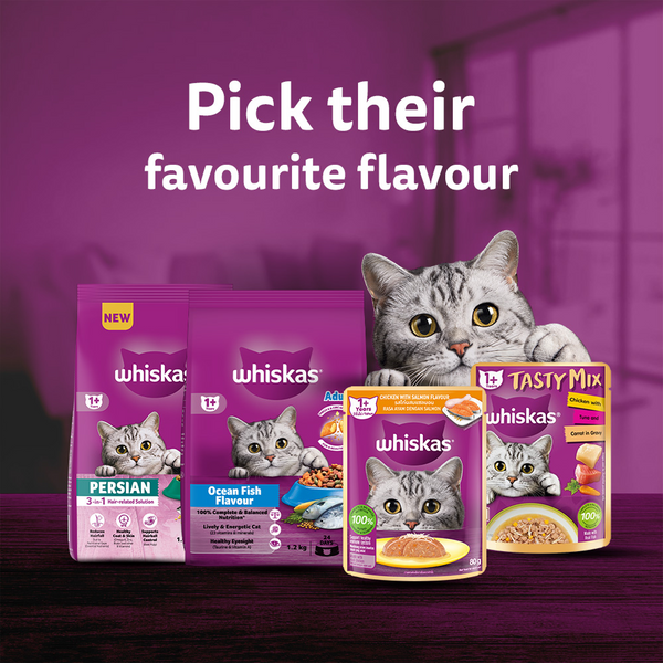 Whiskas Chicken with Salmon in Jelly Adult Cat Wet Food