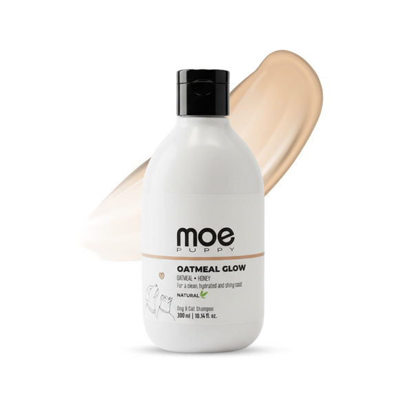 Moe Puppy Oatmeal Glow Shampoo for Dogs & Cats
