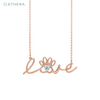 Ethera Bark & Bling Neckwear for Women (Rose Gold)