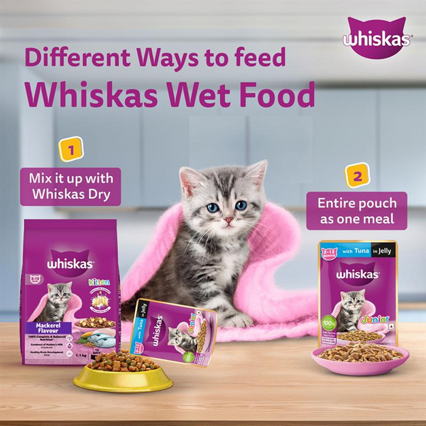 Whiskas Chicken in Gravy Meal Kitten Cat Wet Food