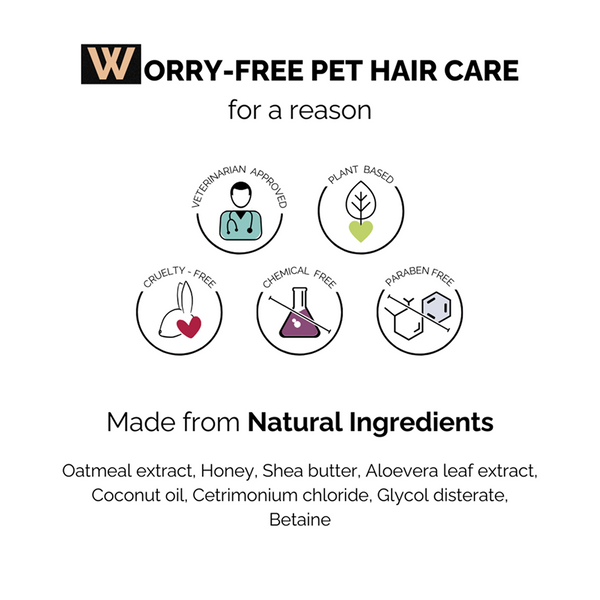 Moe Puppy Oatmeal Glow Shampoo for Dogs & Cats