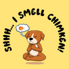 Cheeku I Smell Chimken Graphic Cotton T Shirt for Dogs and Cats (Primerose Yellow) Both-Clothing & Accessories Cheeku Dropship