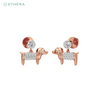 Ethera Canine Couture Earring for Women (Rose Gold)