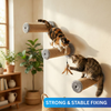 Furrlovers Wall Mounted Scratching Pole with Natural Jute for Cats (Grey) Cats-Toys Furrlovers Dropship