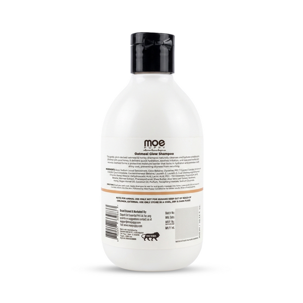 Moe Puppy Oatmeal Glow Shampoo for Dogs & Cats