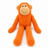 Talking Dog Club Monkey Trouble Reinforced Fabric Plush & Rope Toy for Dogs Dogs-Toys Talking Dog Club Dropship