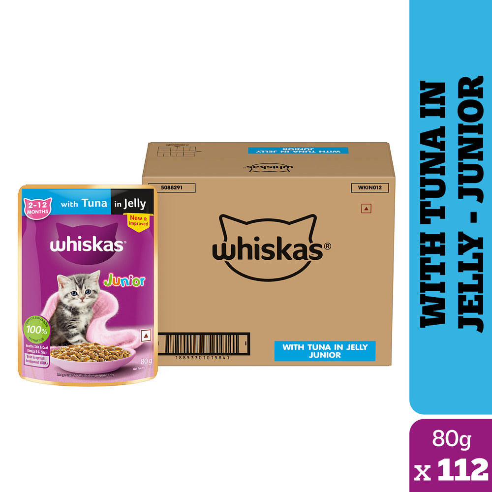 Whiskas Tuna in Jelly Kitten (2-12 Months) Cat Wet Food