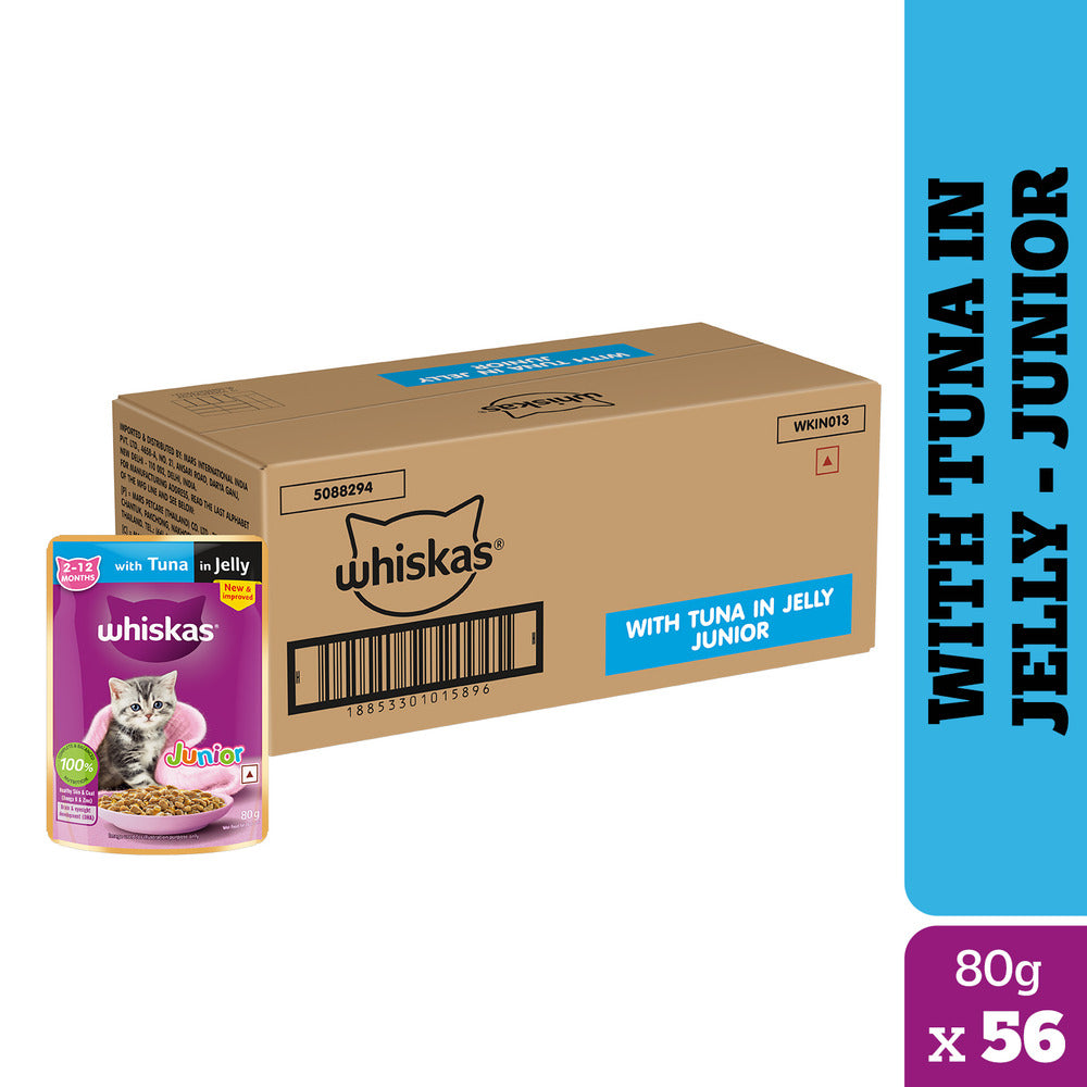 Whiskas Tuna in Jelly Kitten (2-12 Months) Cat Wet Food